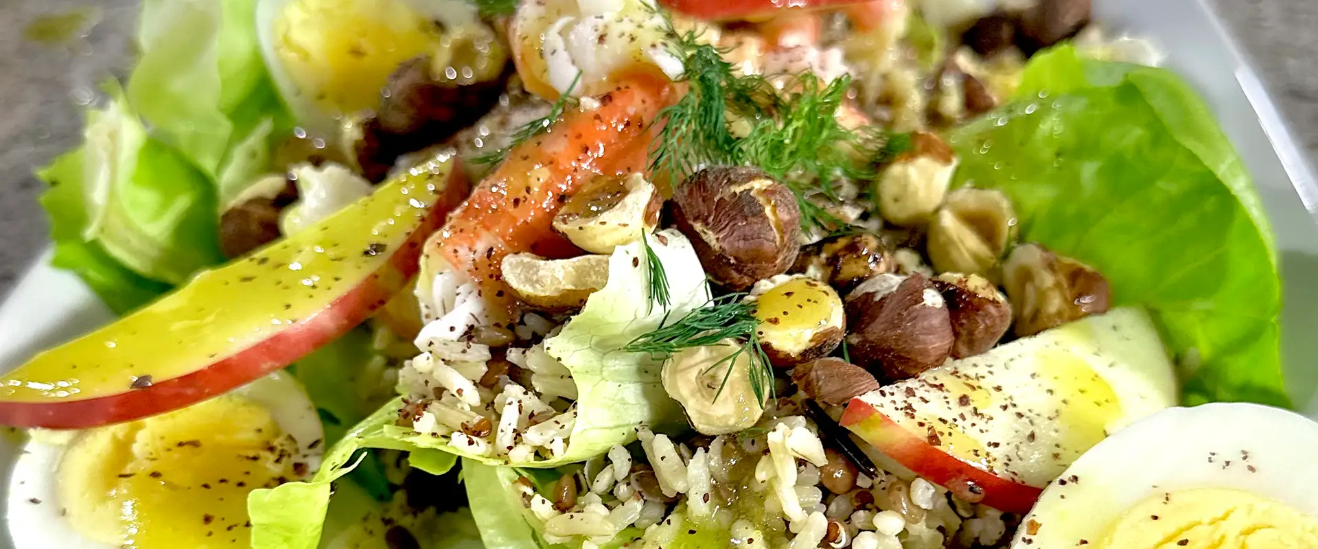 Wild Spot Prawn & Hazelnuts Bowl