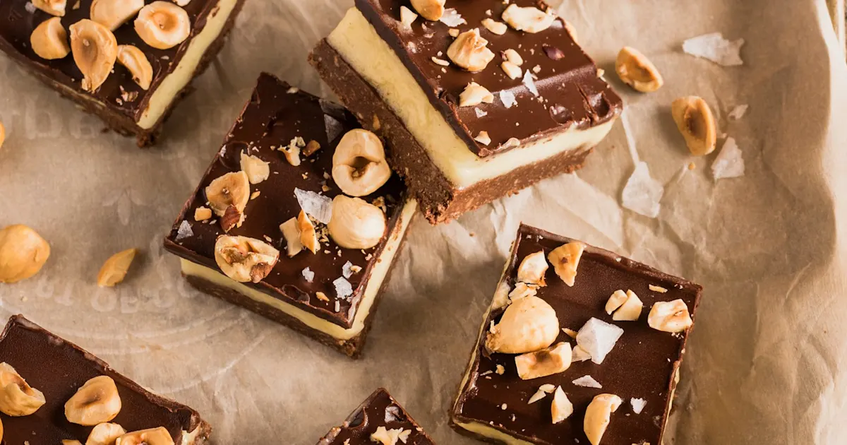 Hazelnut Nanaimo Bars