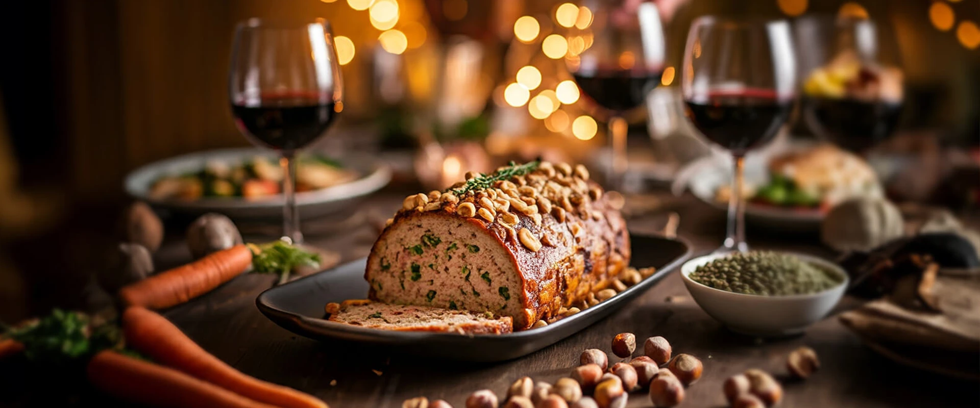 Vegan Hazelnut Lentil Loaf