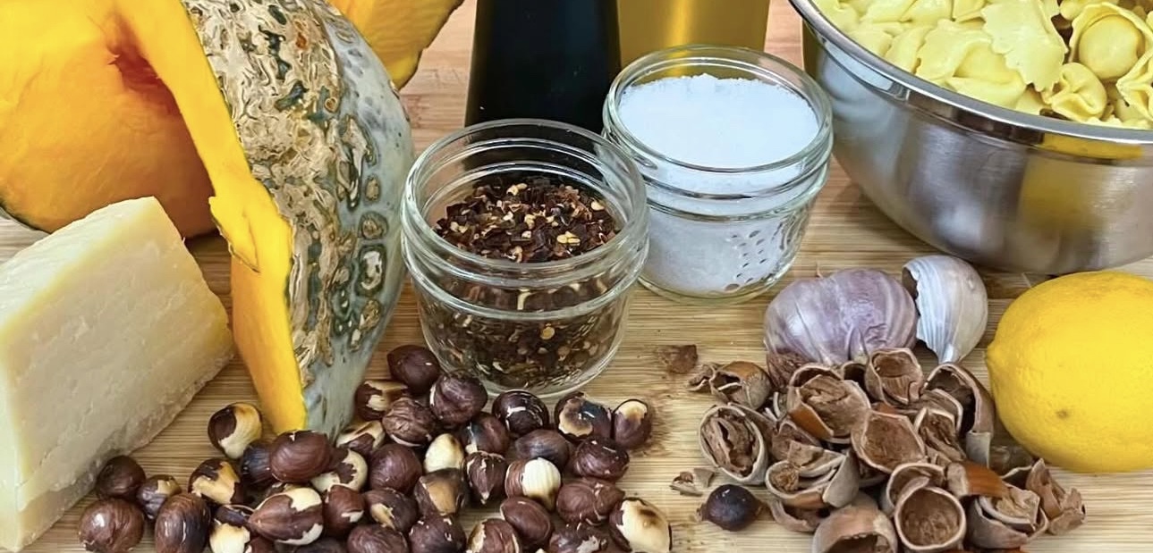 Hazelnut Winter Squash Pasta